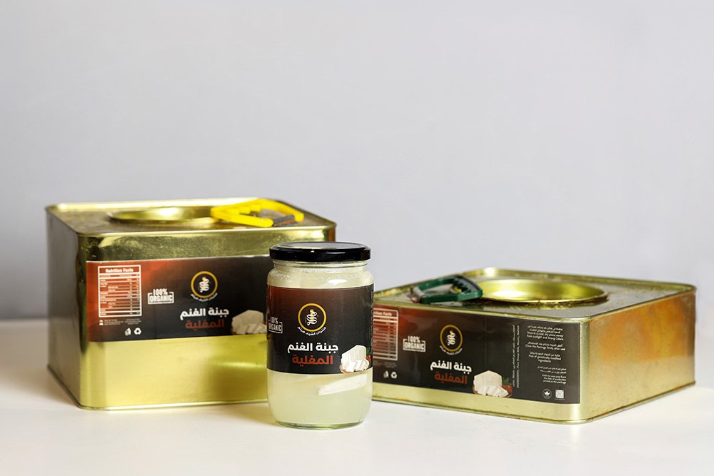 جبنة غنم مغلية